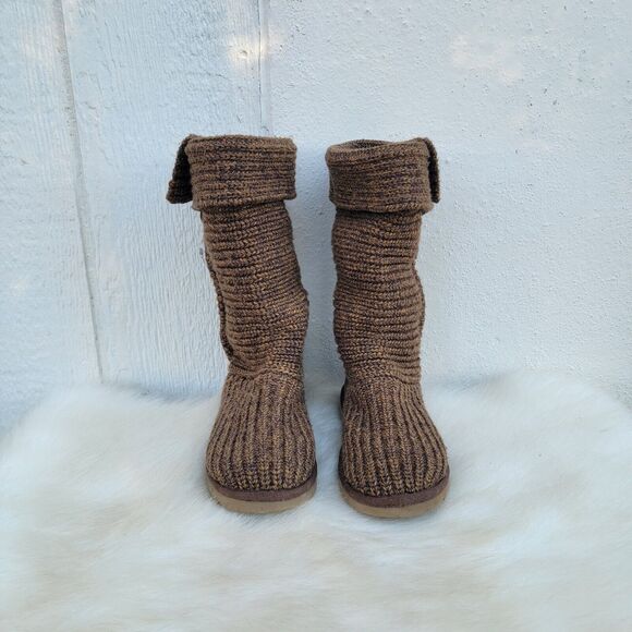 UGG Cardy Knit Tall Classic Boot S/N 5819 Women's Size 5 - Picture 5 of 7